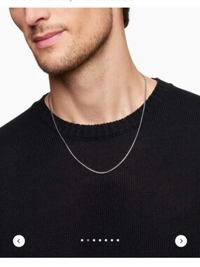 David Yurman Silver Rope Chain Necklace